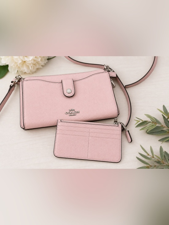 Coach Handbags - Coach Noa Pop Up Messenger Bag Pebbled Leather Pink Peony